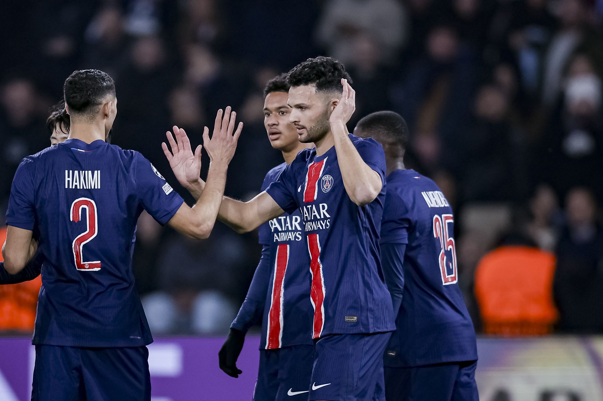 Paris Saint-Germain v Stade Brestois 29 - UEFA Champions League 2024/25 League Knockout Play-off Second Leg - Source: Getty