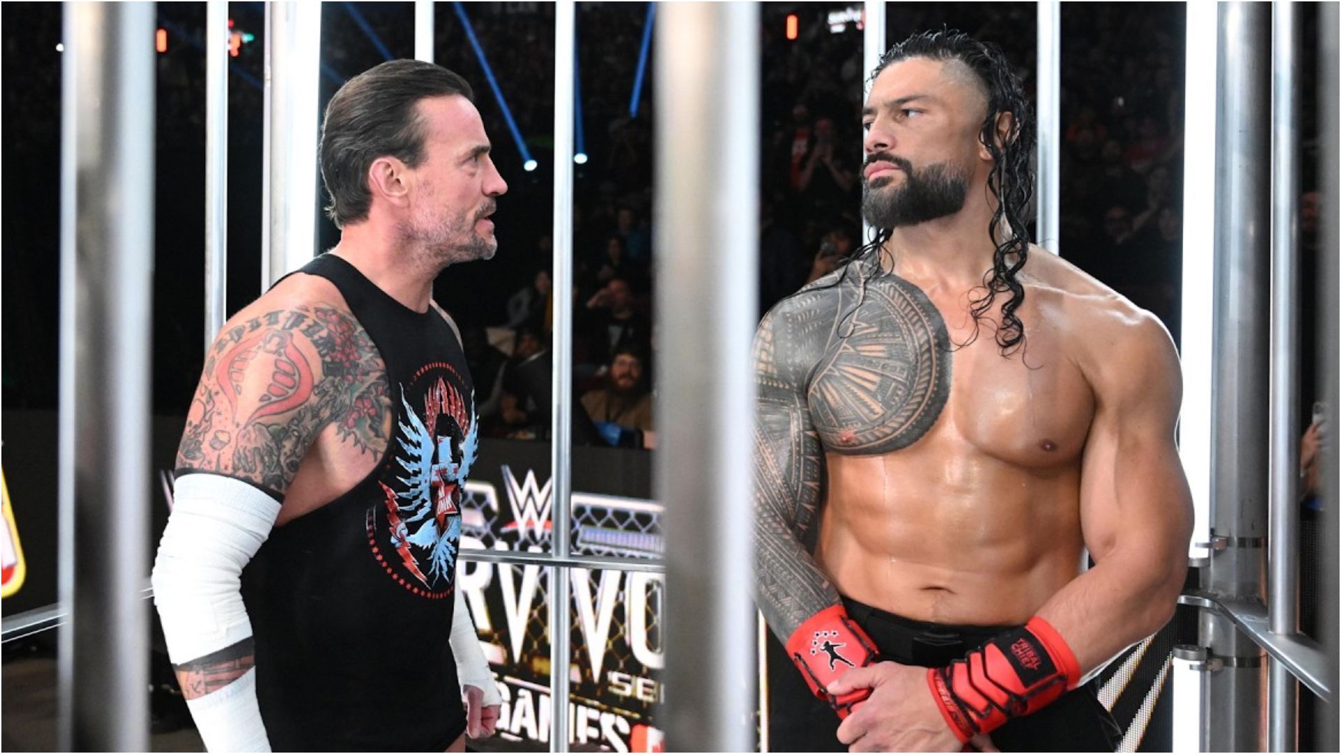 CM Punk and Roman Reigns in the Men