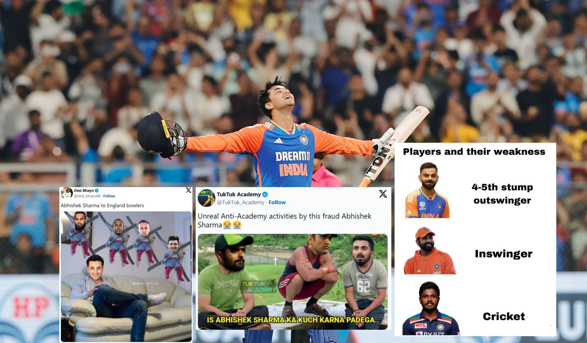 “Justice for Cricket”- Top 10 funny memes as India score 247/9 in 5th T20I vs England 2025