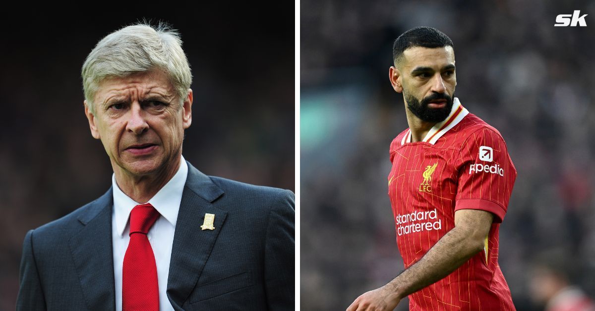 Arsene Wenger (left) and Mohamed Salah (right)