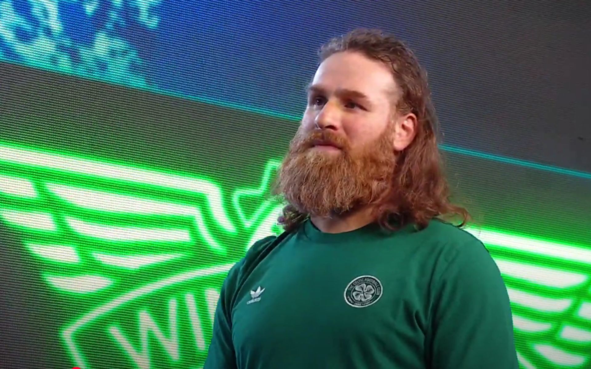 Sami at the Rumble kickoff show (Pic Courtesy: WWE on YouTube)