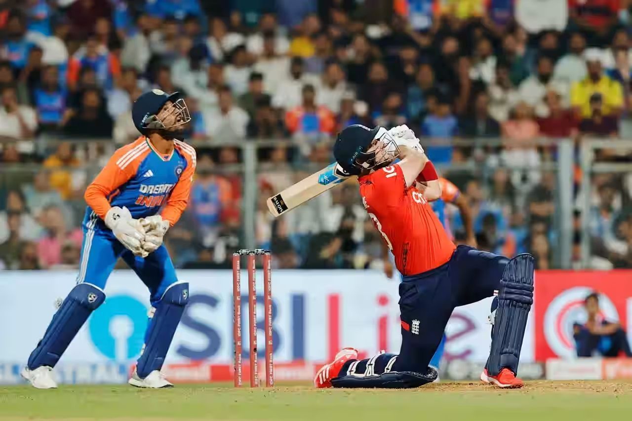 Most England batters threw away their wickets quite often in the T20I series against India. [P/C: BCCI]