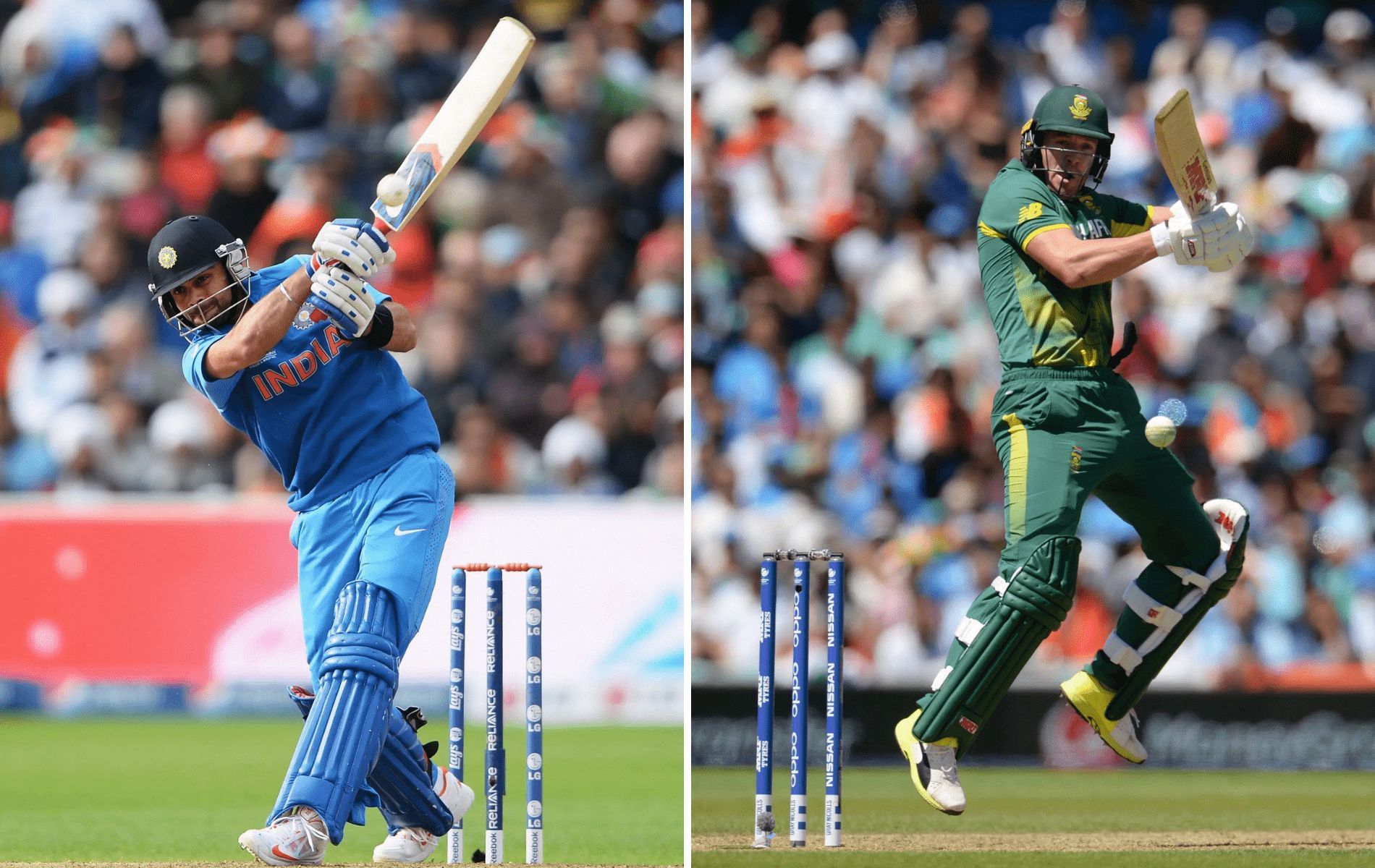 Kohli and De Villiers battled each other in the last three Champions Trophy editions [Credit: Getty]