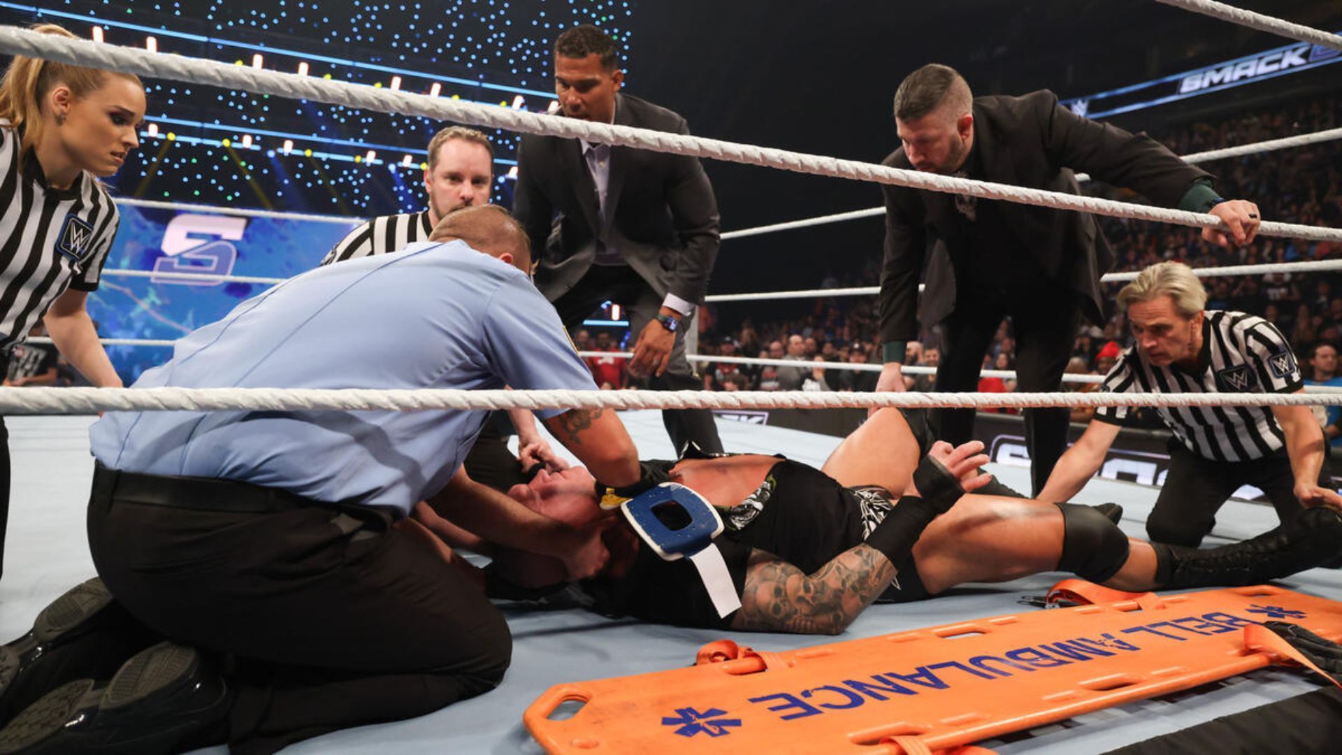 Randy Orton was attacked by Kevin Owens on SmackDown&#039;s November 8, 2024, episode [Image Credits: WWE.com]