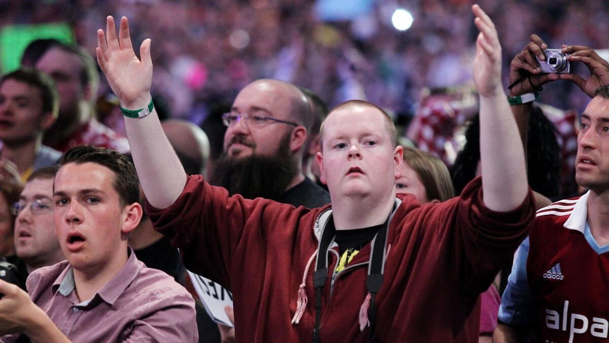 The star was shown at ringside! (Image from WWE.com)