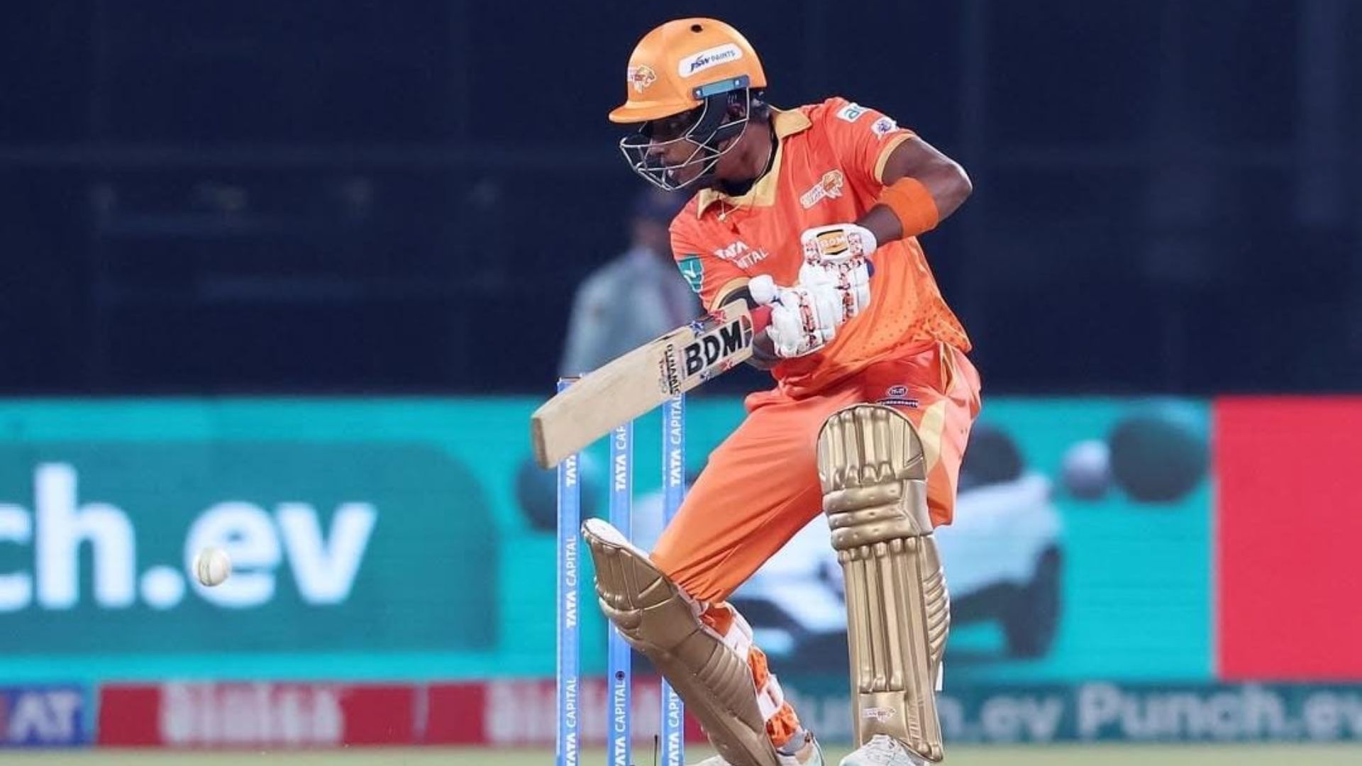 Bharti Fulmali in action for Gujarat Giants in the WPL (Image Credits: Bharti Fulmali/IG)