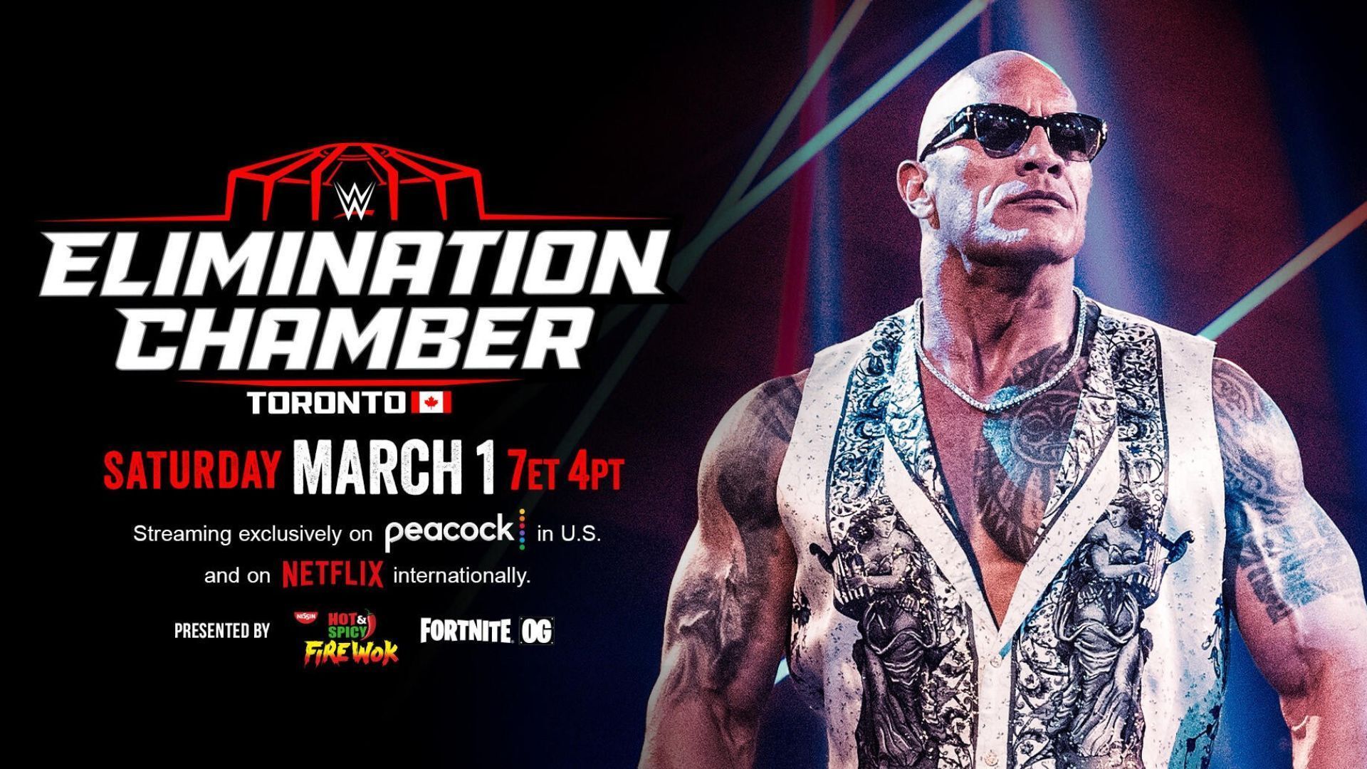 The Rock will be present at Elimination Chamber. (Image credits: WWE.com)