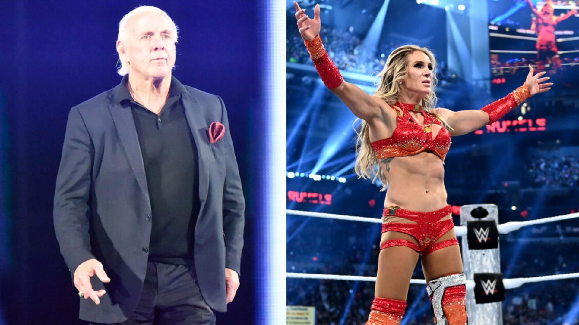 Ric Flair and Charlotte Flair (Pictures courtesy: WWE.com)