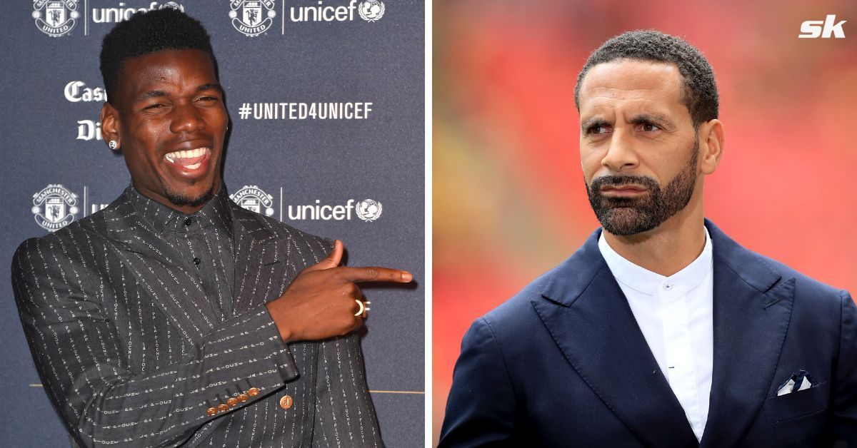 Rio Ferdinand makes stance clear on Manchester United re-signing Paul Pogba as Frenchman prepares to get back to playing after ban (Source: Both images from Getty)