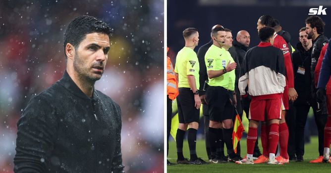 “I better not tell you the story” - Arsenal boss Mikel Arteta shares what happened while he was watching dramatic finish to Everton vs Liverpool