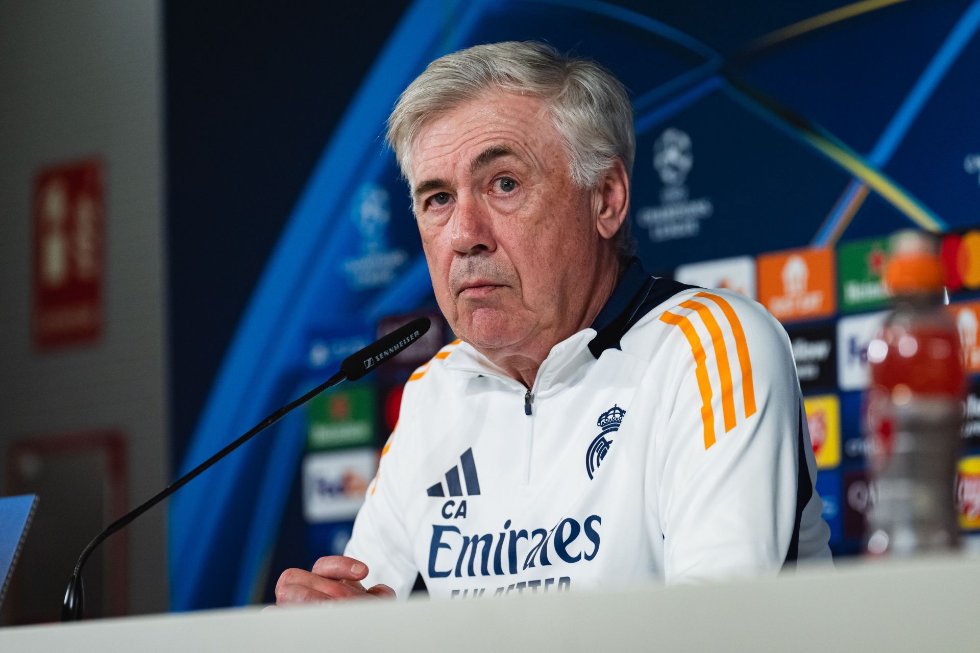 Real Madrid C.F. Training And Press Conference - UEFA Champions League 2024/25 League Knockout Play-off Second Leg - Source: Getty