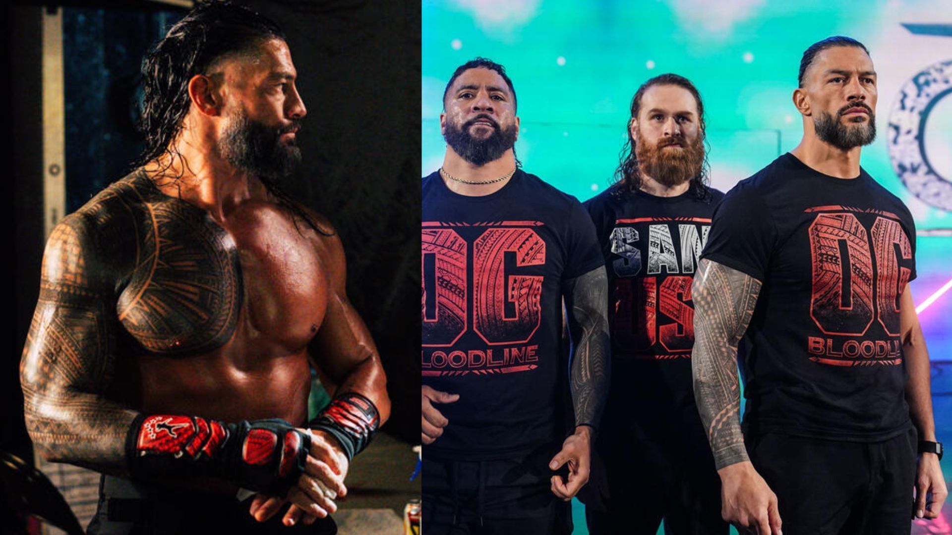 Roman Reigns and the OG Bloodline (Image via wwe.com)