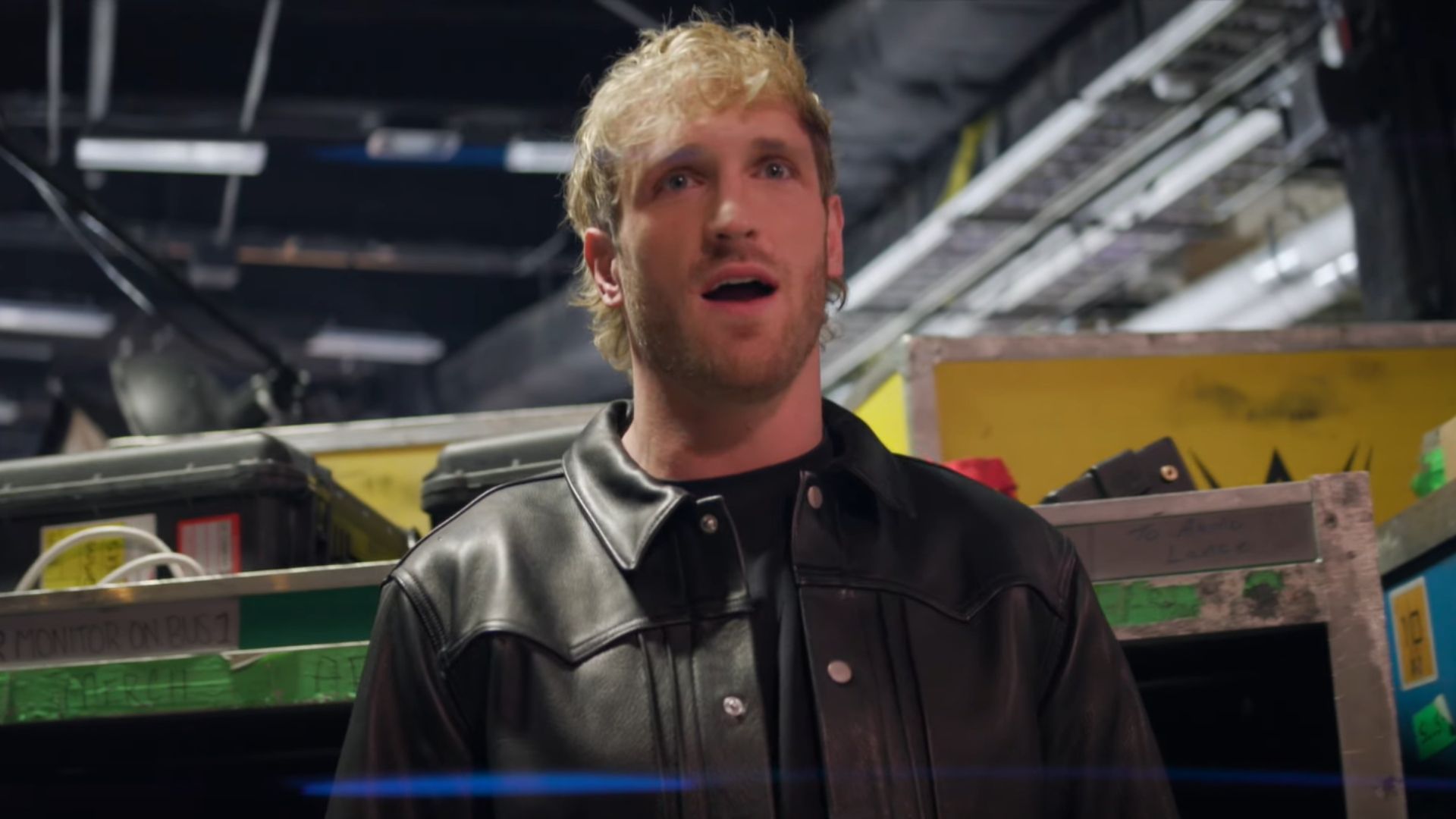 Logan Paul backstage at WWE RAW (Image via Youtube)