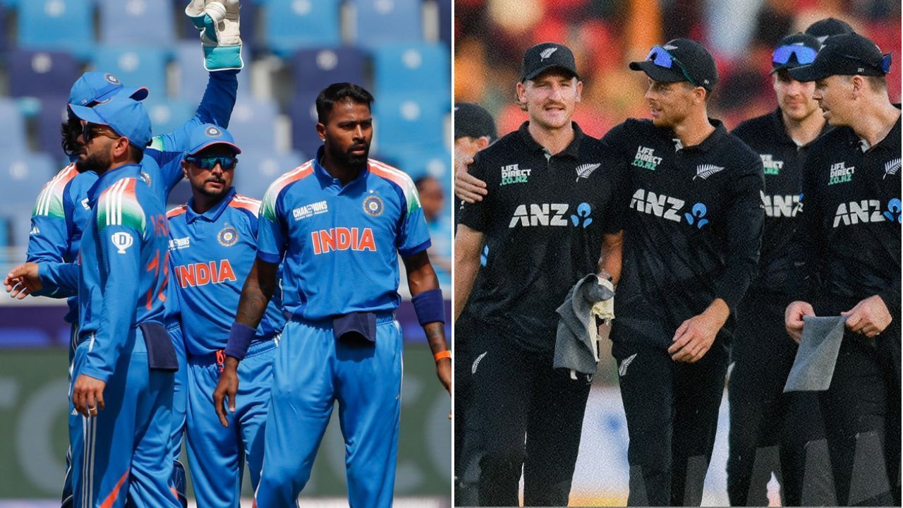 भारत और न्यूजीलैंड (Photo Credit: X/@BCCI, @BLACKCAPS)