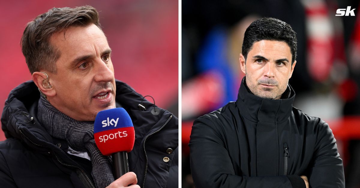 Gary Neville has opined on one of Mikel Arteta