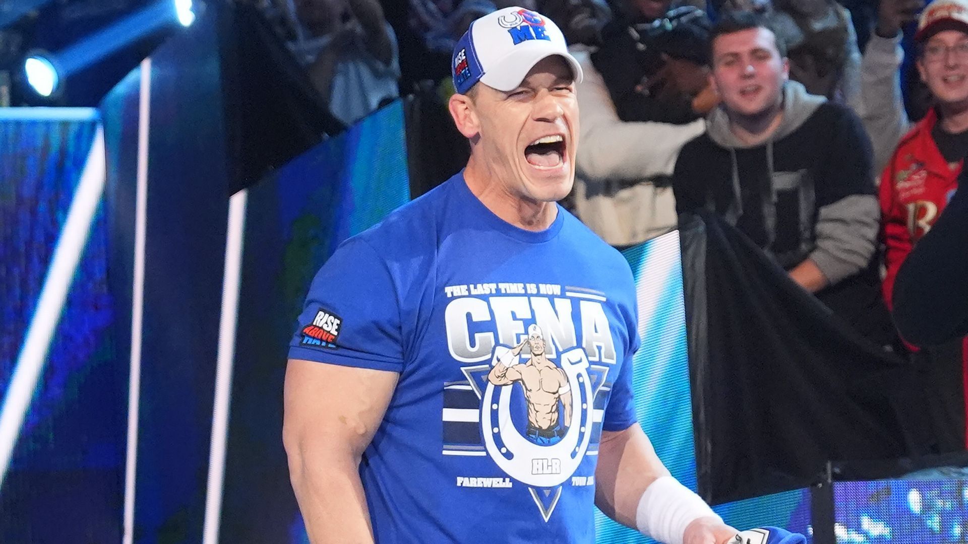 John Cena arrives at the WWE Royal Rumble