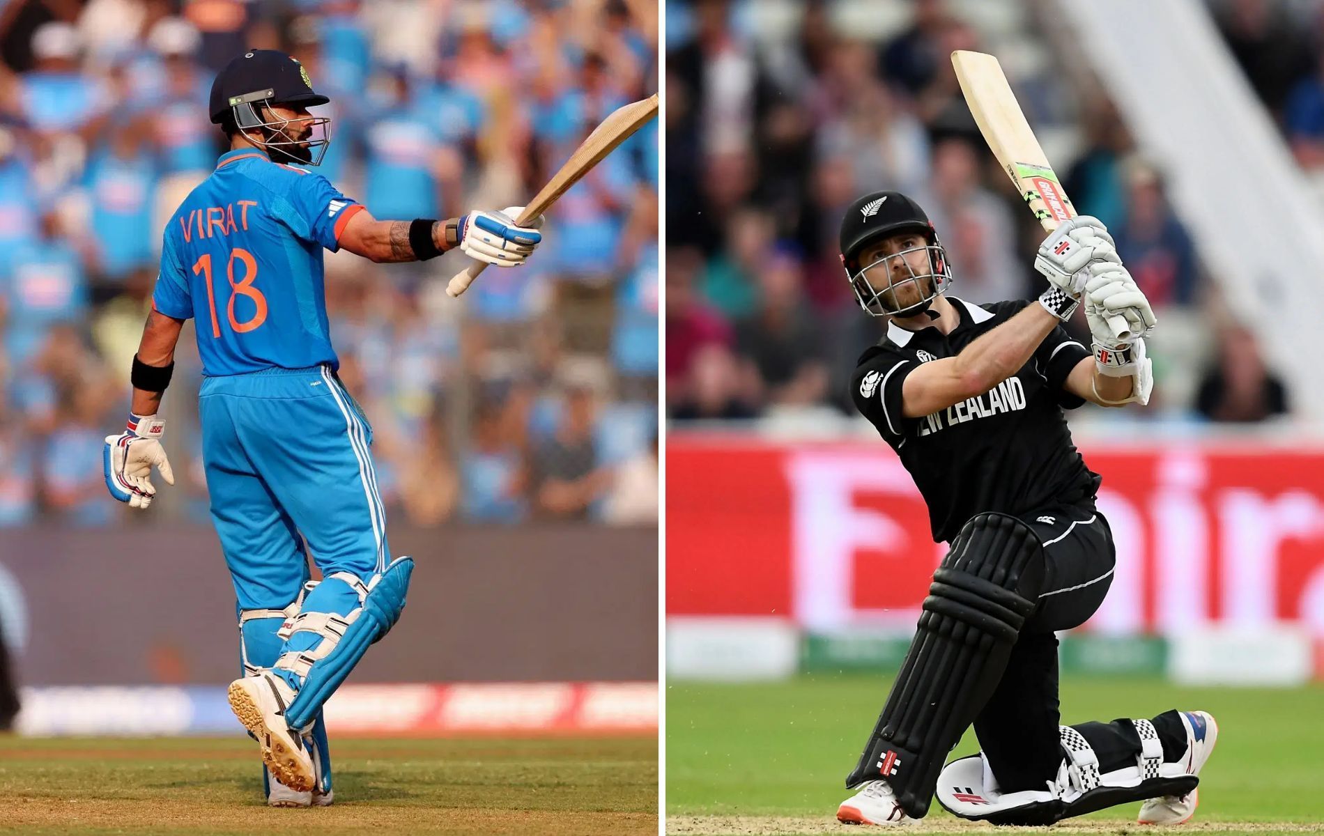 Kohli and Williamson have been sensational with the bat in ICC 50-over events over the past decade [Credit: Getty]