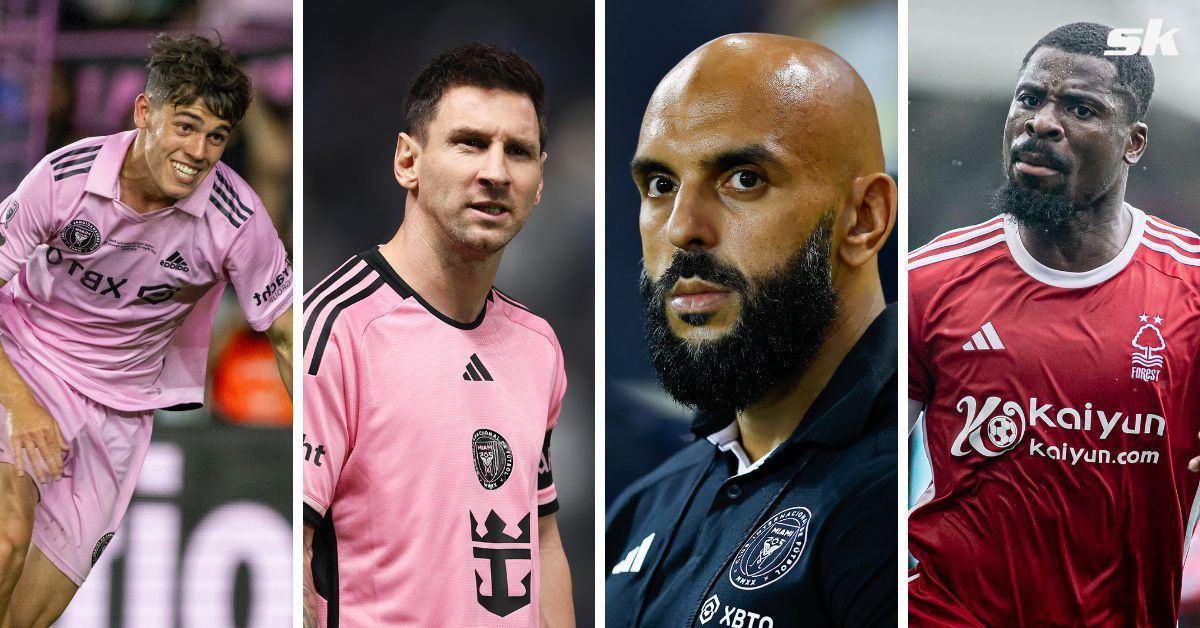 After Lionel Messi&rsquo;s bodyguard Yassine Cheuko calls for help to complete his mission, Serge Aurier and Inter Miami star Noah Allen send messages (Source: All images from Getty)