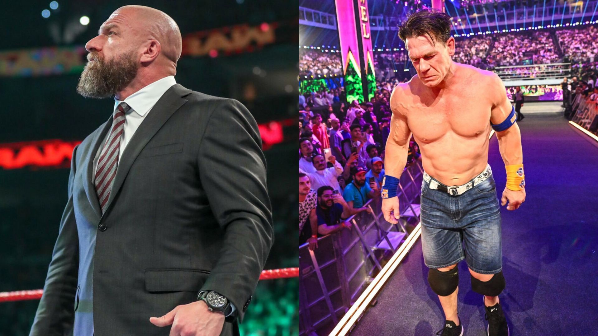 Who will Triple H book John Cena to face at WrestleMania? (Images credit: WWE.com)