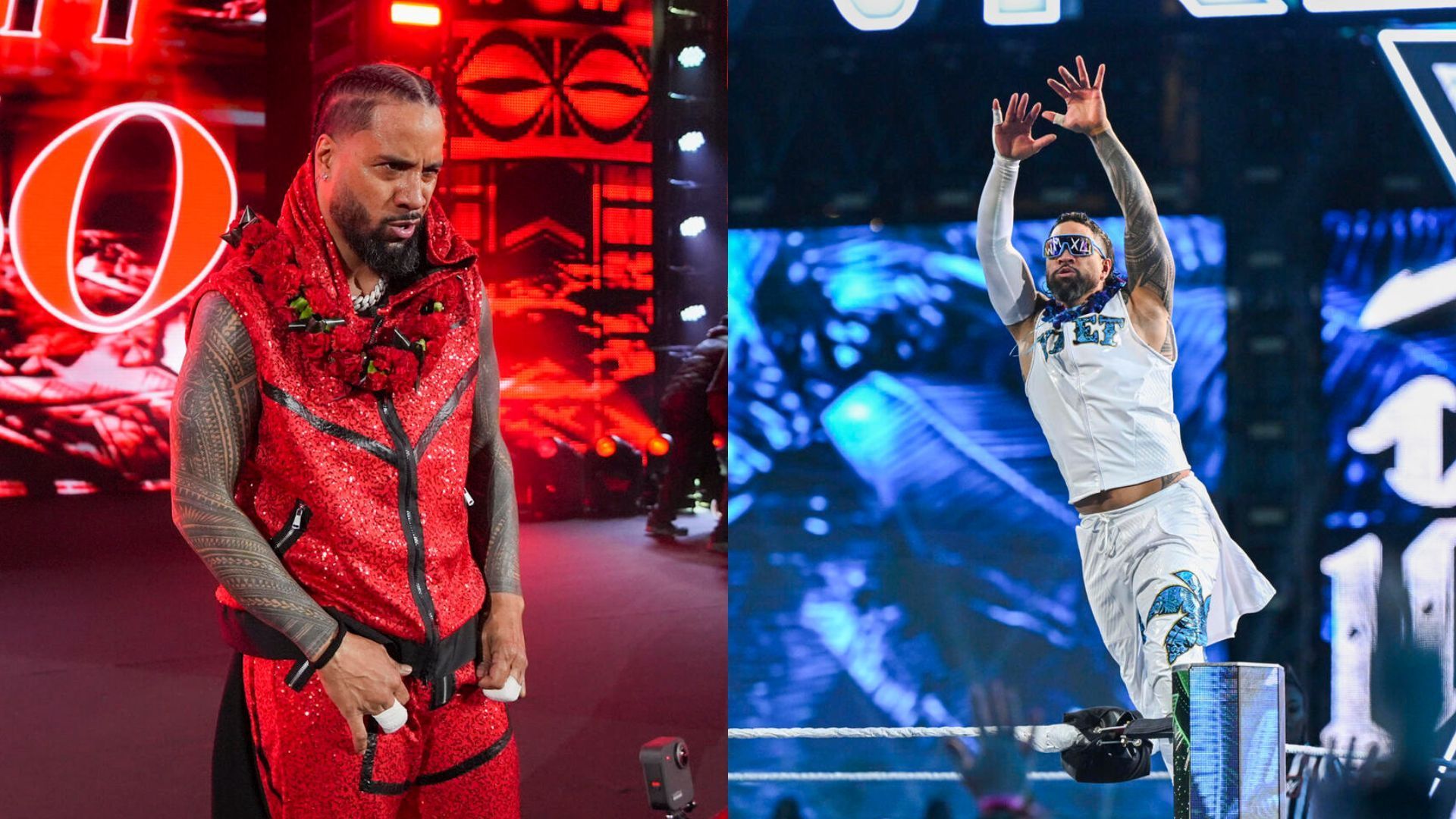 Jimmy and Jey Uso at WrestleMania 40! [Image credits: WWE.com]