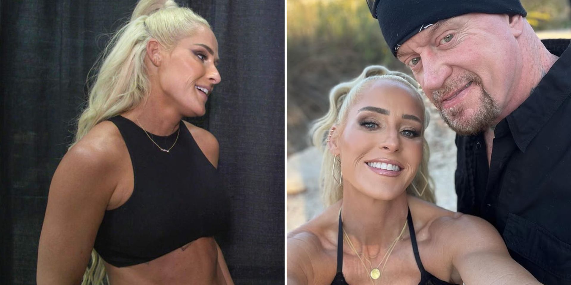 Michelle McCool and The Undertaker are married (Images via WWE.com and her Instagram)