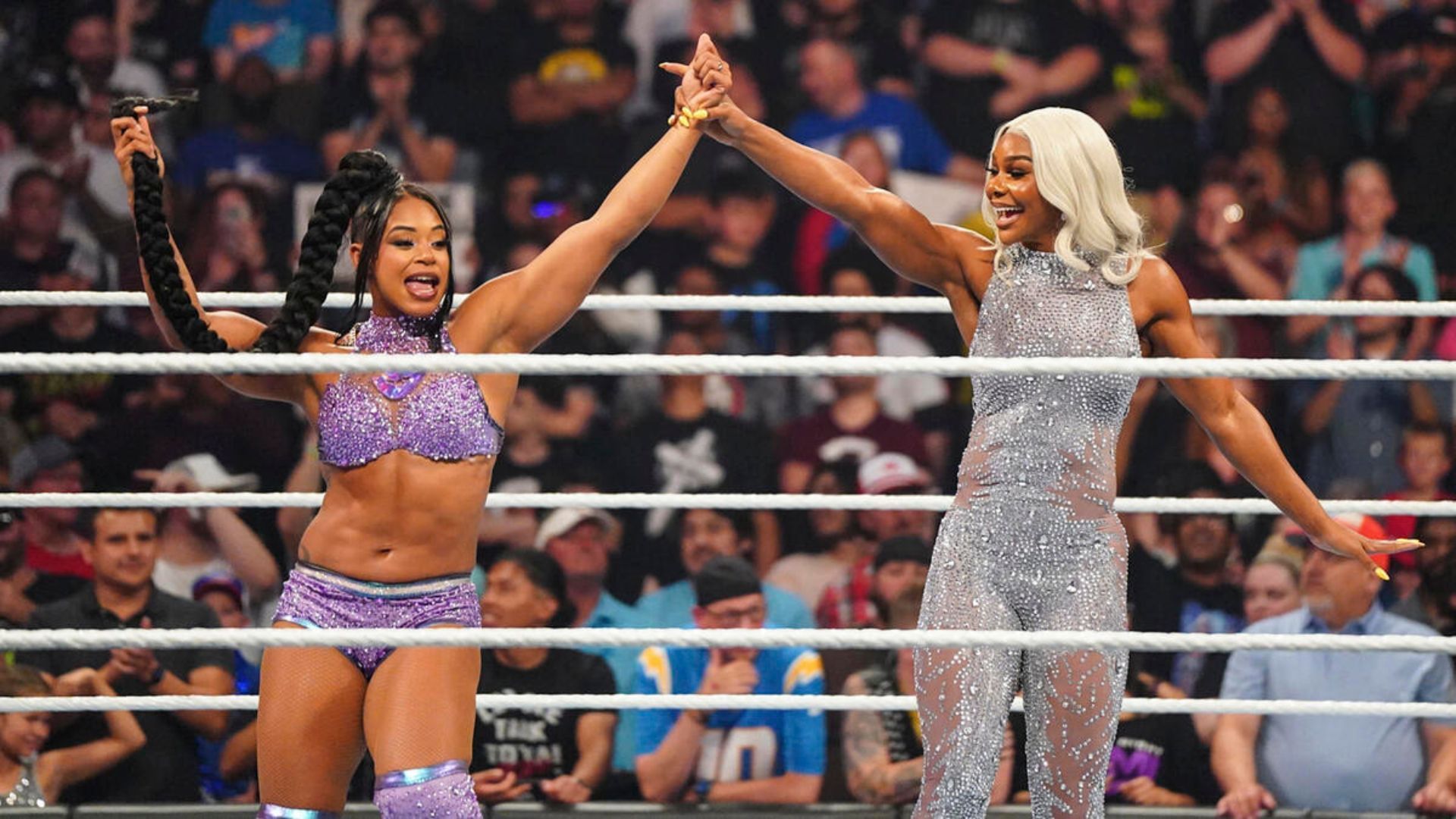 Bianca Belair and Jade Cargill are the original Women&#039;s Tag Team Champions [Image Credits: WWE.com]