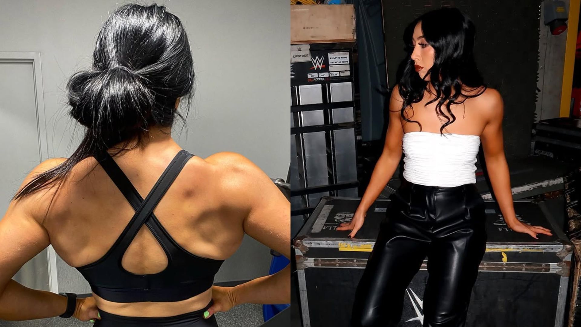 She is a former champion in WWE. [Photos via: The star