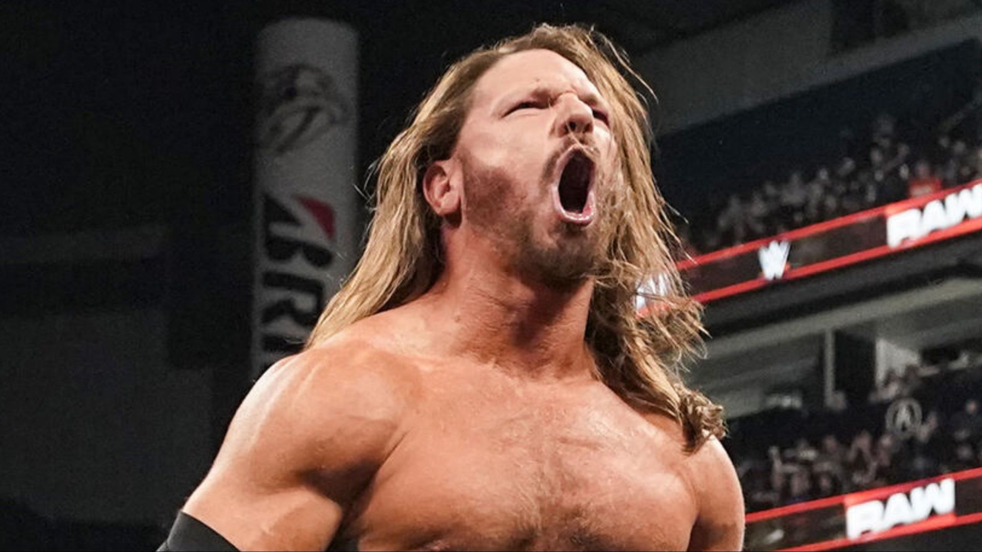 AJ Styles on RAW (Photo credit: WWE.com)