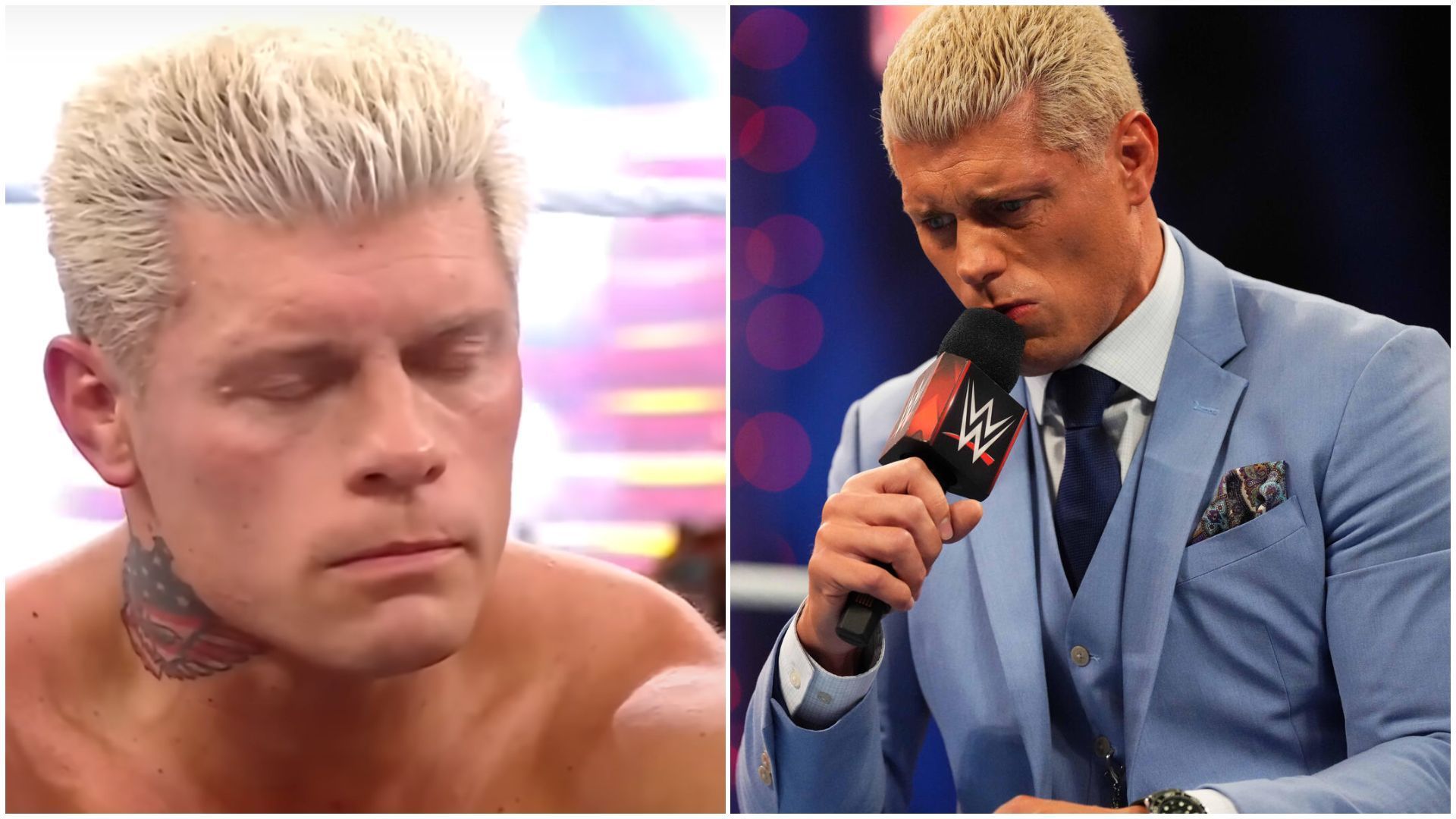 Cody Rhodes is the reigning WWE Champion. [Images from WWE