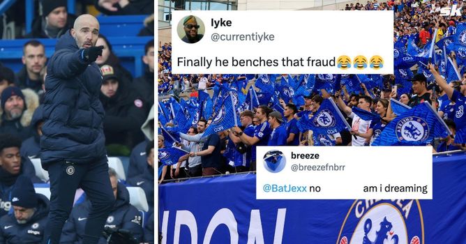 “Am I dreaming”, “Finally he benches that fraud” - Chelsea fans celebrate as Enzo Maresca drops 27-year-old from starting line-up to face West Ham