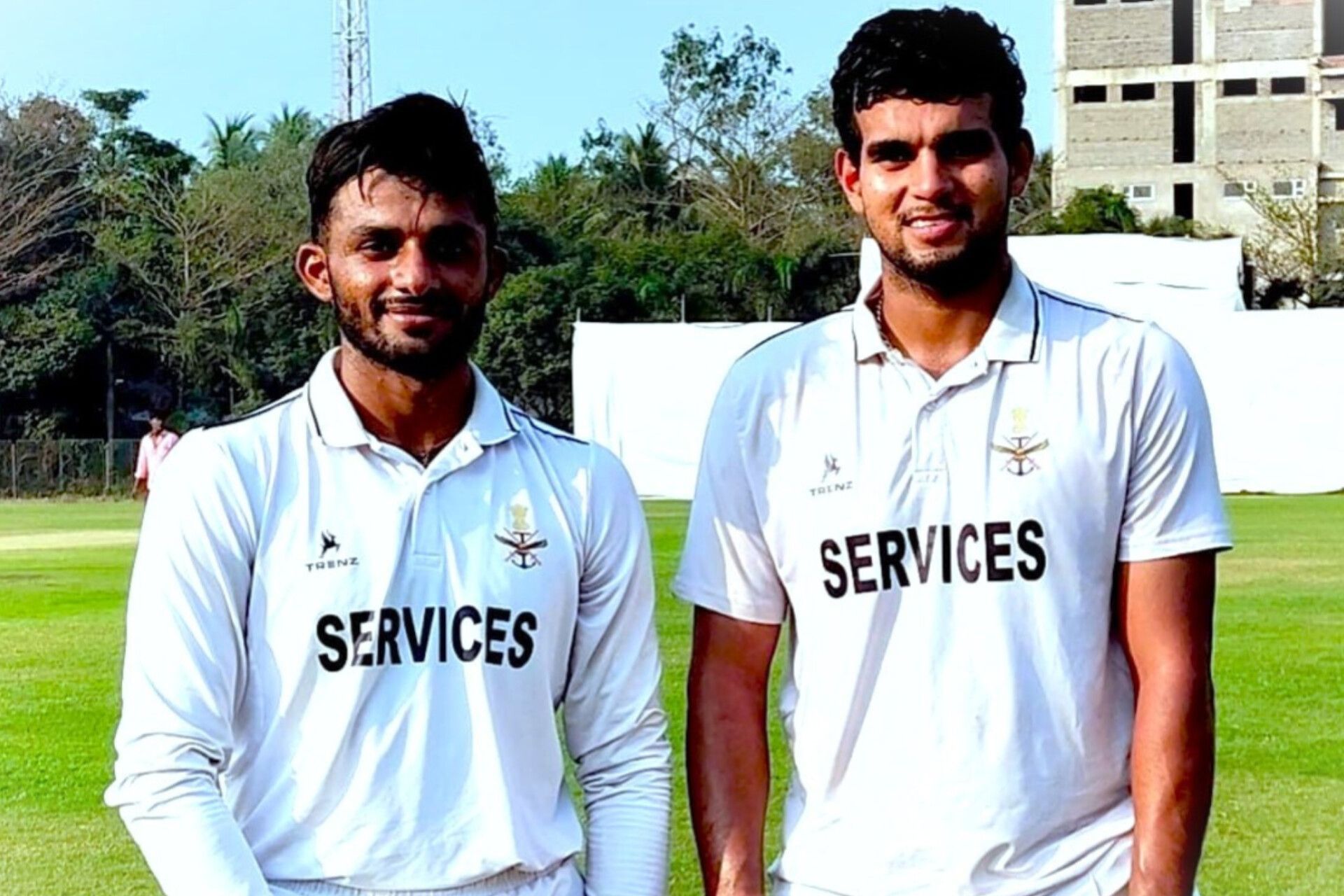 Historic 376* opening stand between Suraj Vashisht and Shubham Rohilla helps Services defeat Odisha (Image via X-@BCCIdomestic)