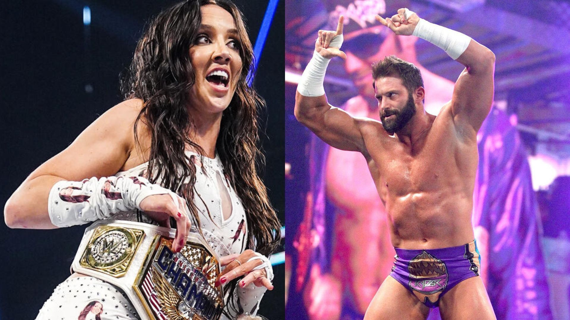 Chelsea Green (left), Matt Cardona (right) (Image Credits: WWE.com)