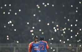 T20 stars Abhishek Sharma and Tilak Varma attend IND vs PAK 2025 Champions Trophy match in Dubai [In Pictures]