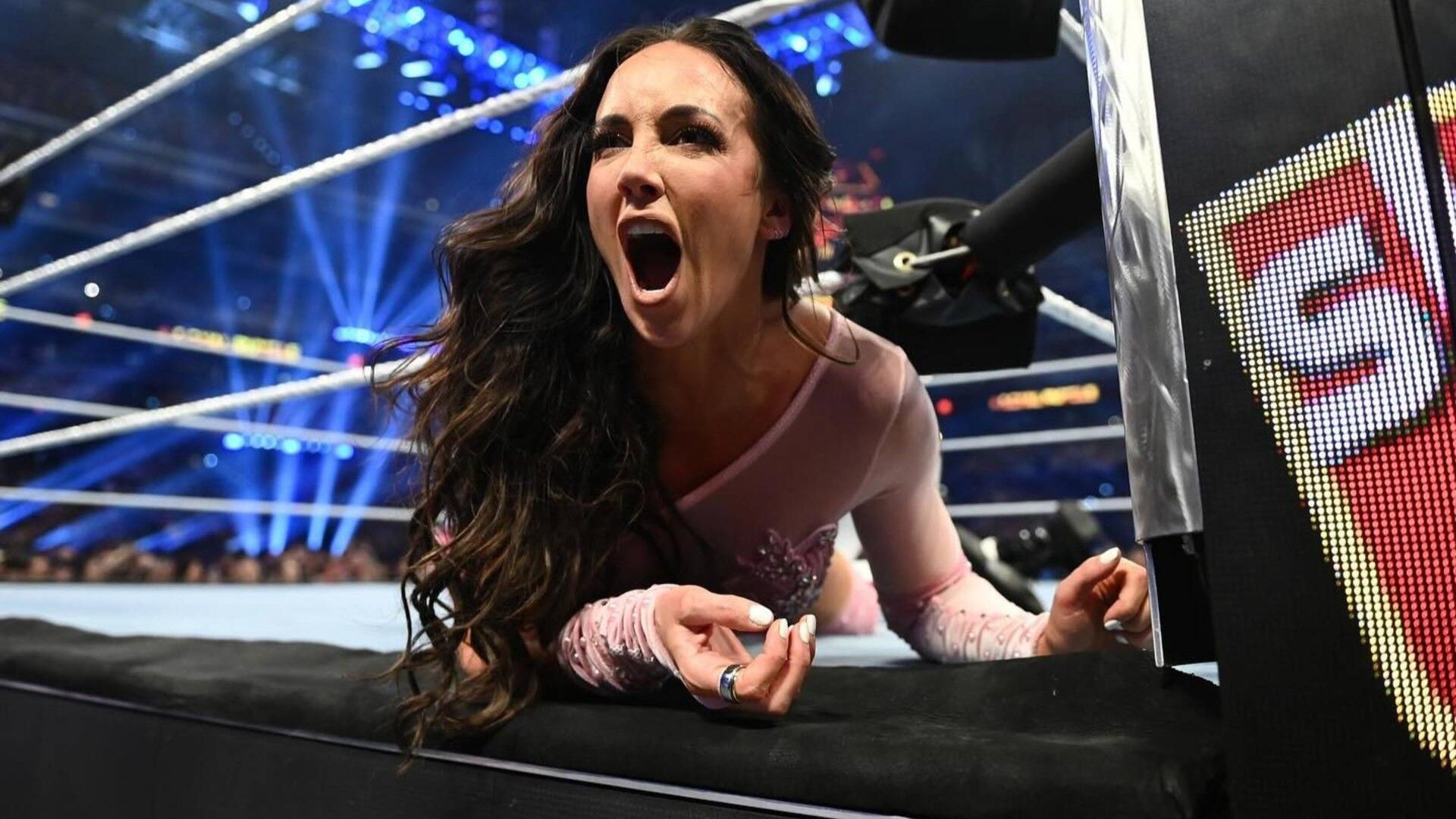 Chelsea Green angry at the WWE Royal Rumble