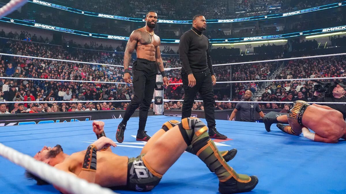 The Street Profits laid out the SmackDown tag teams [Image: WWE.com]