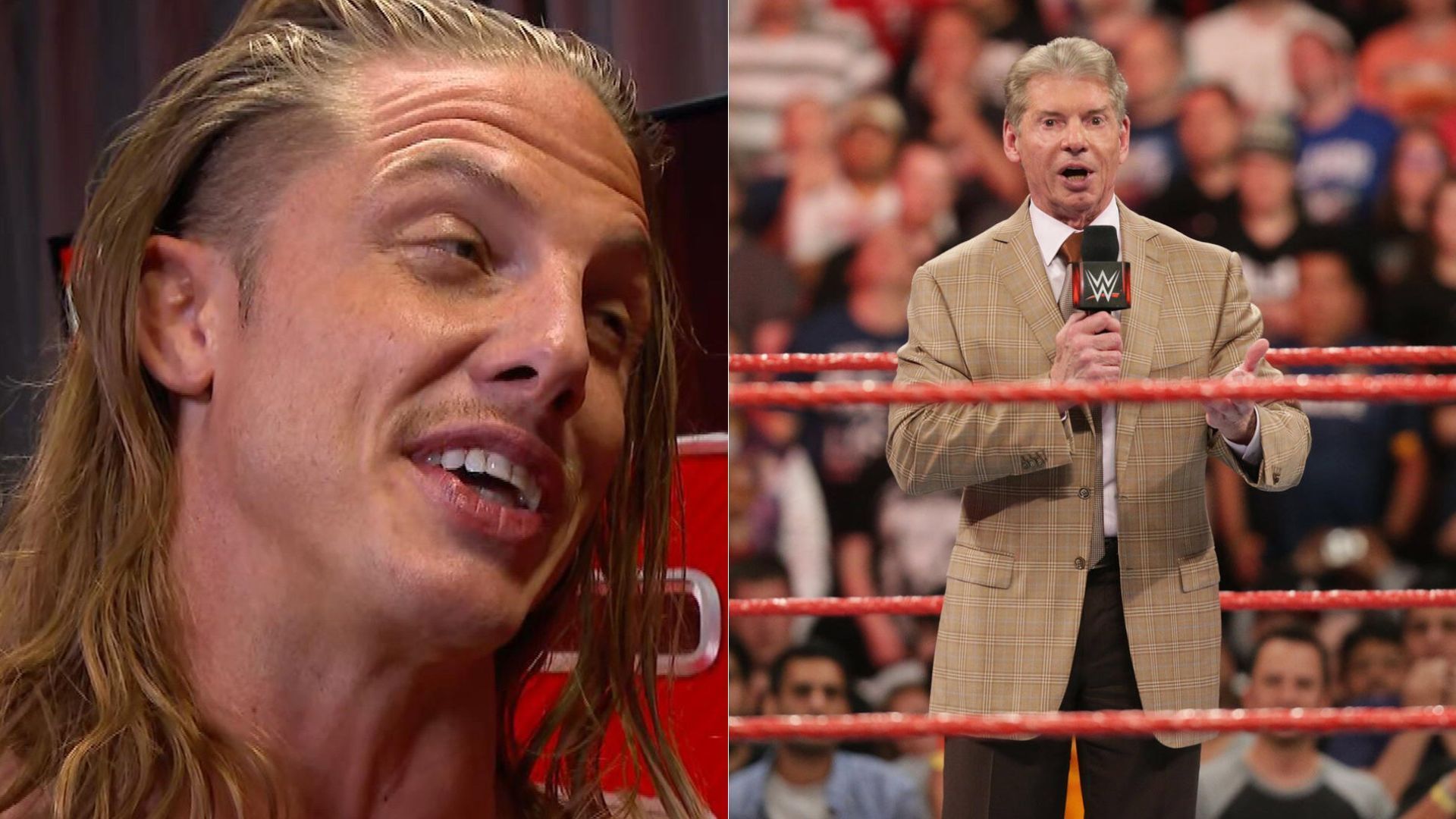 Matt Riddle (left); Vince McMahon (right) [Image Credits: wwe.com]