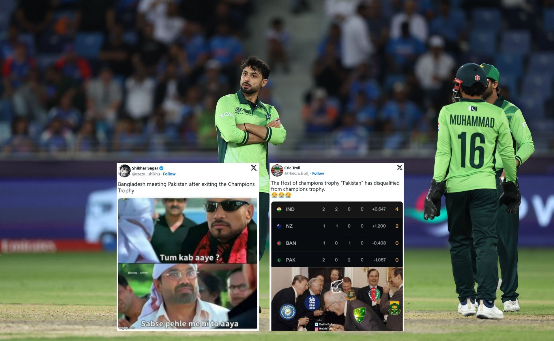 Fans react after Pakistan