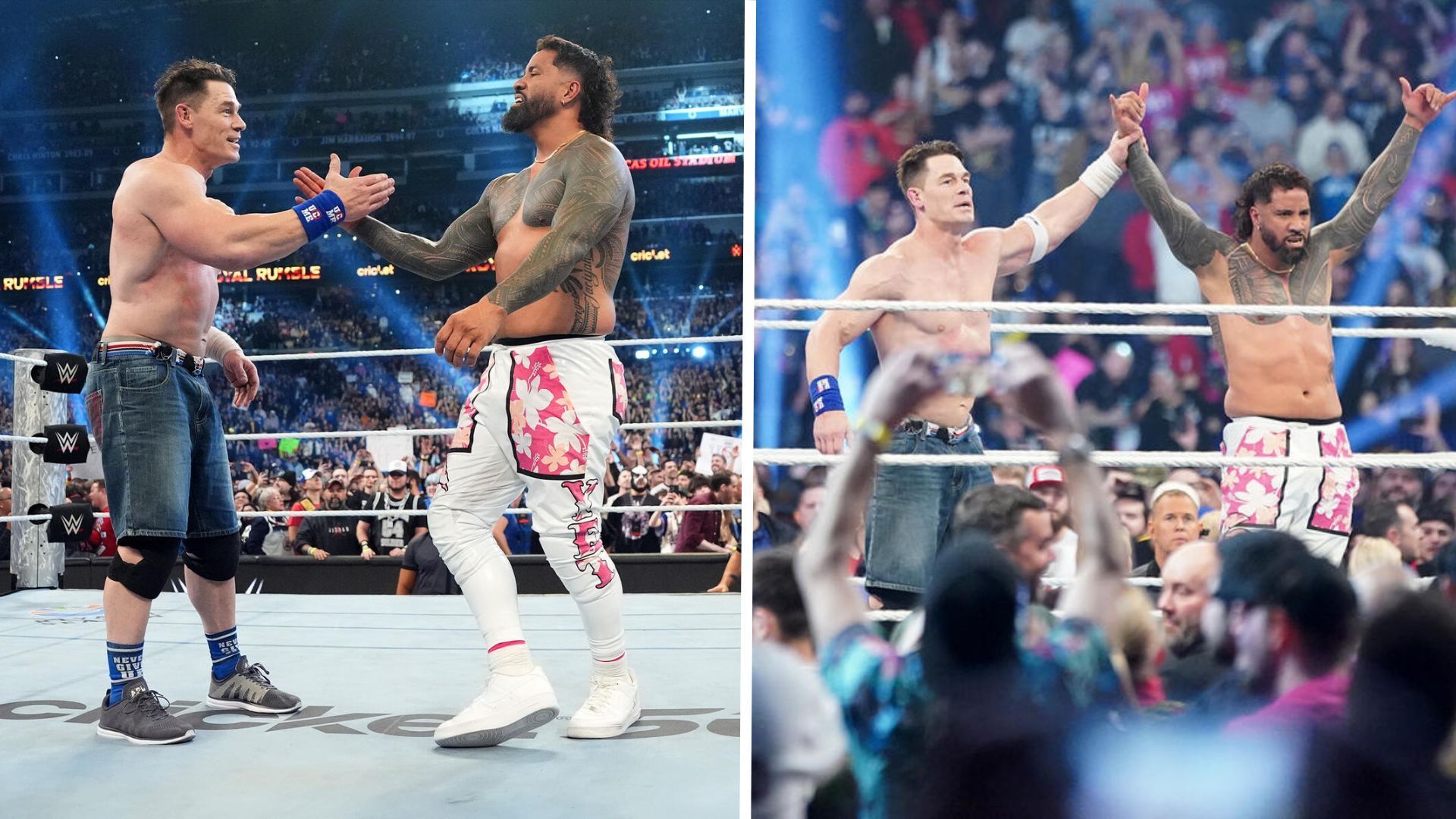 Jey Uso and John Cena were the final two of the 2025 Royal Rumble [Image Credits: WWE.com]