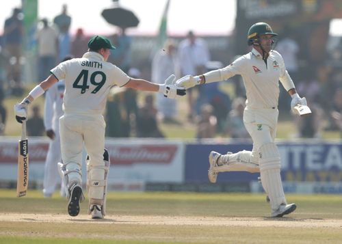 Steve Smith (L) and Alex Carey (R). (Image Credits: Getty)