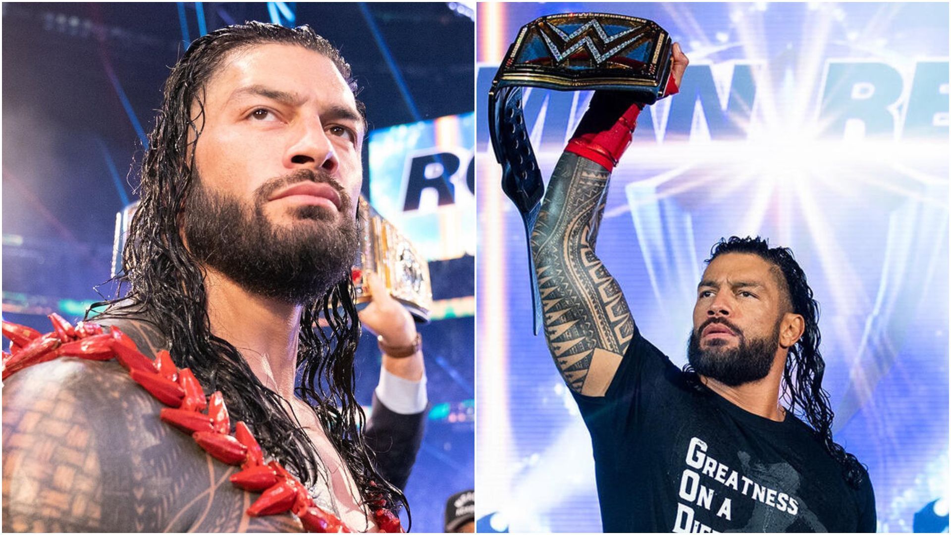 Roman Reigns is the former Undisputed WWE Universal Champion. [Pictures via WWE.com]