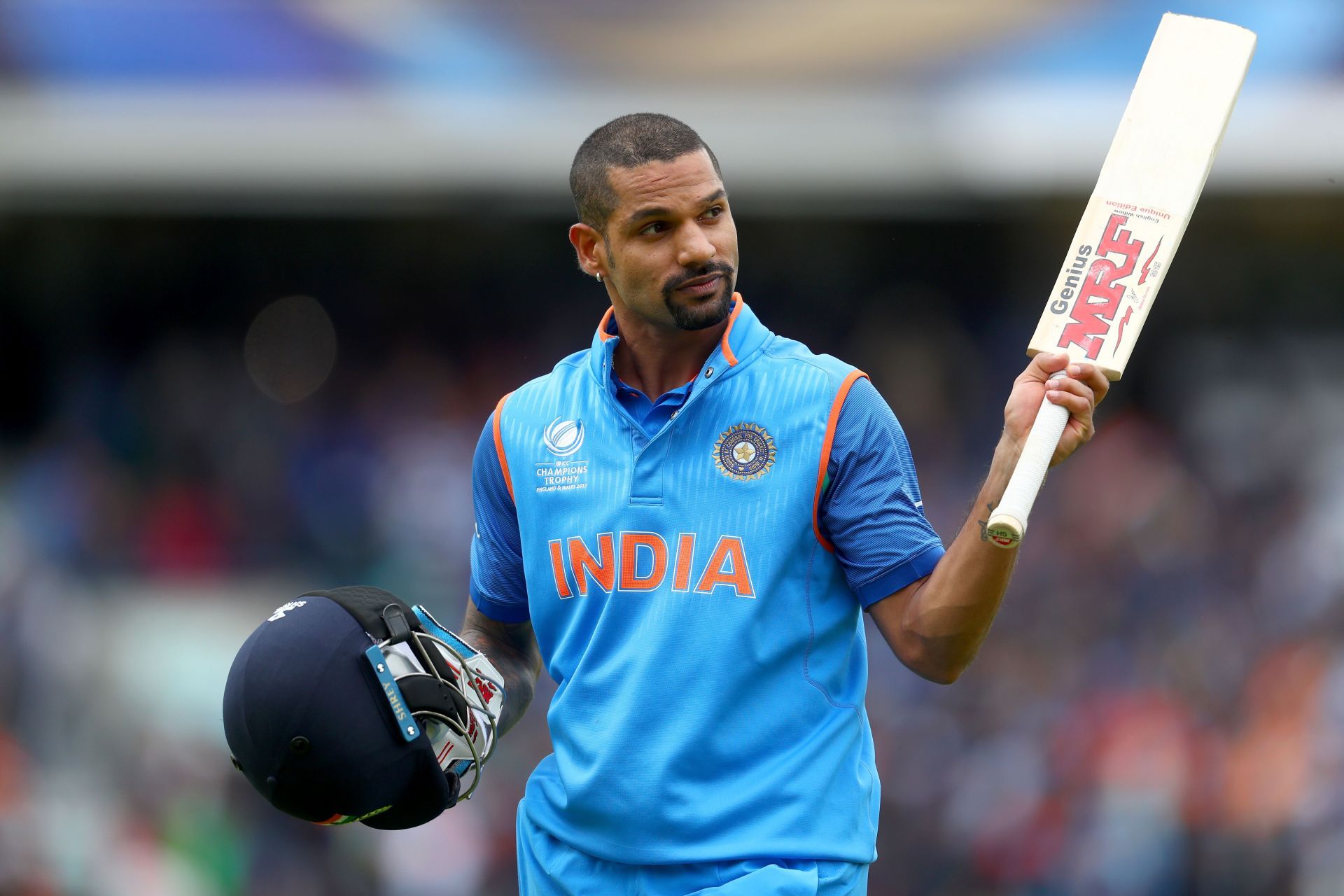 Shikhar Dhawan is India&#039;s highest run-scorer in the history of the competition - Source: Getty