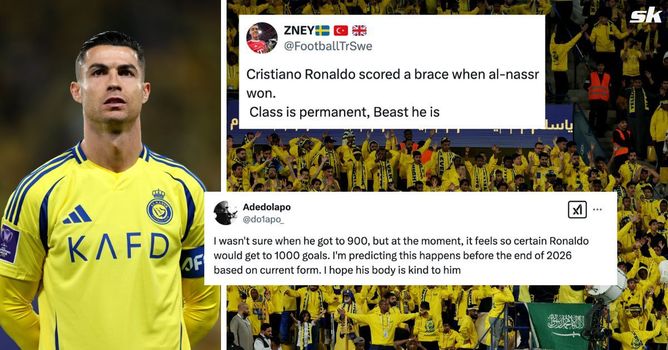 "I hope his body is kind to him", “Beast he is” - Fans react after watching Cristiano Ronaldo in action during 4-0 win vs Al Wasl