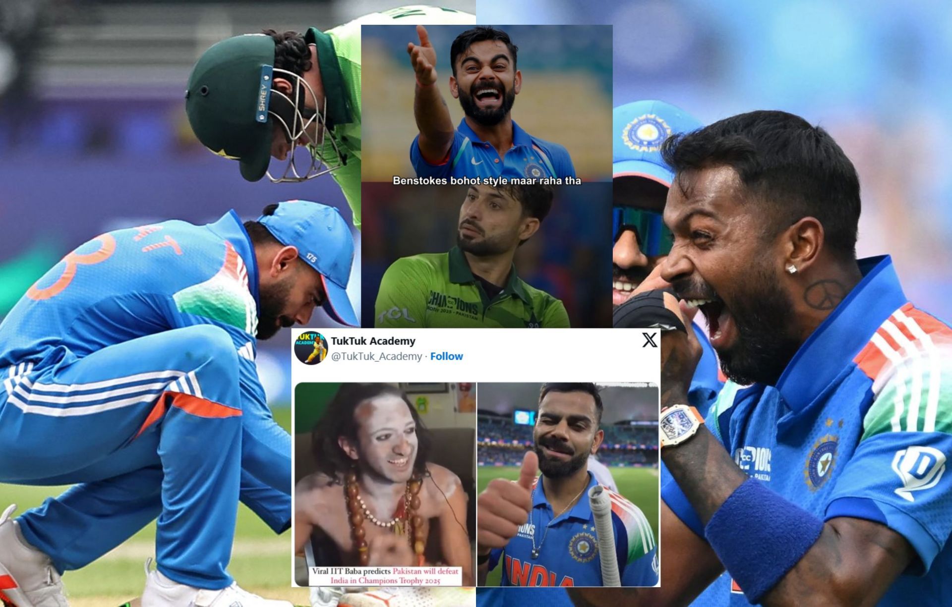 Fans react after India