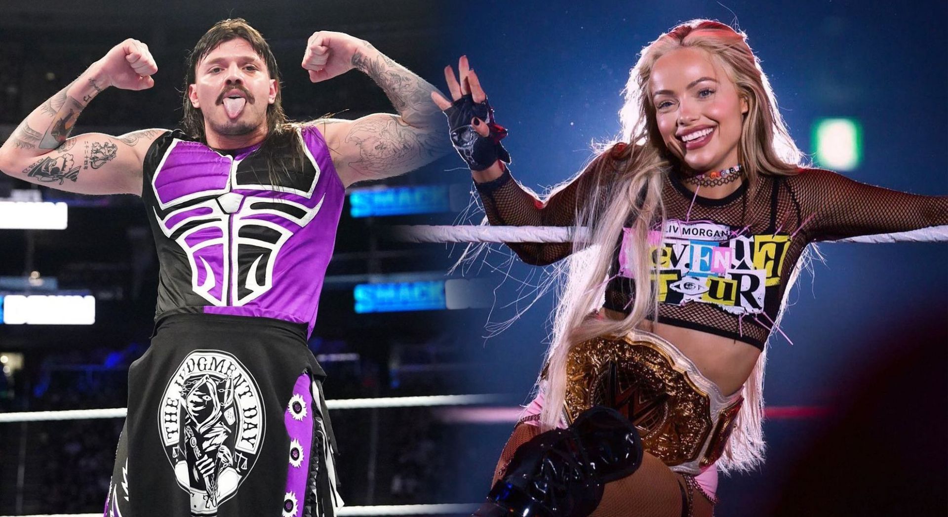 Dominik Mysterio and Liv Morgan! (Credits: Dominik Mysterio