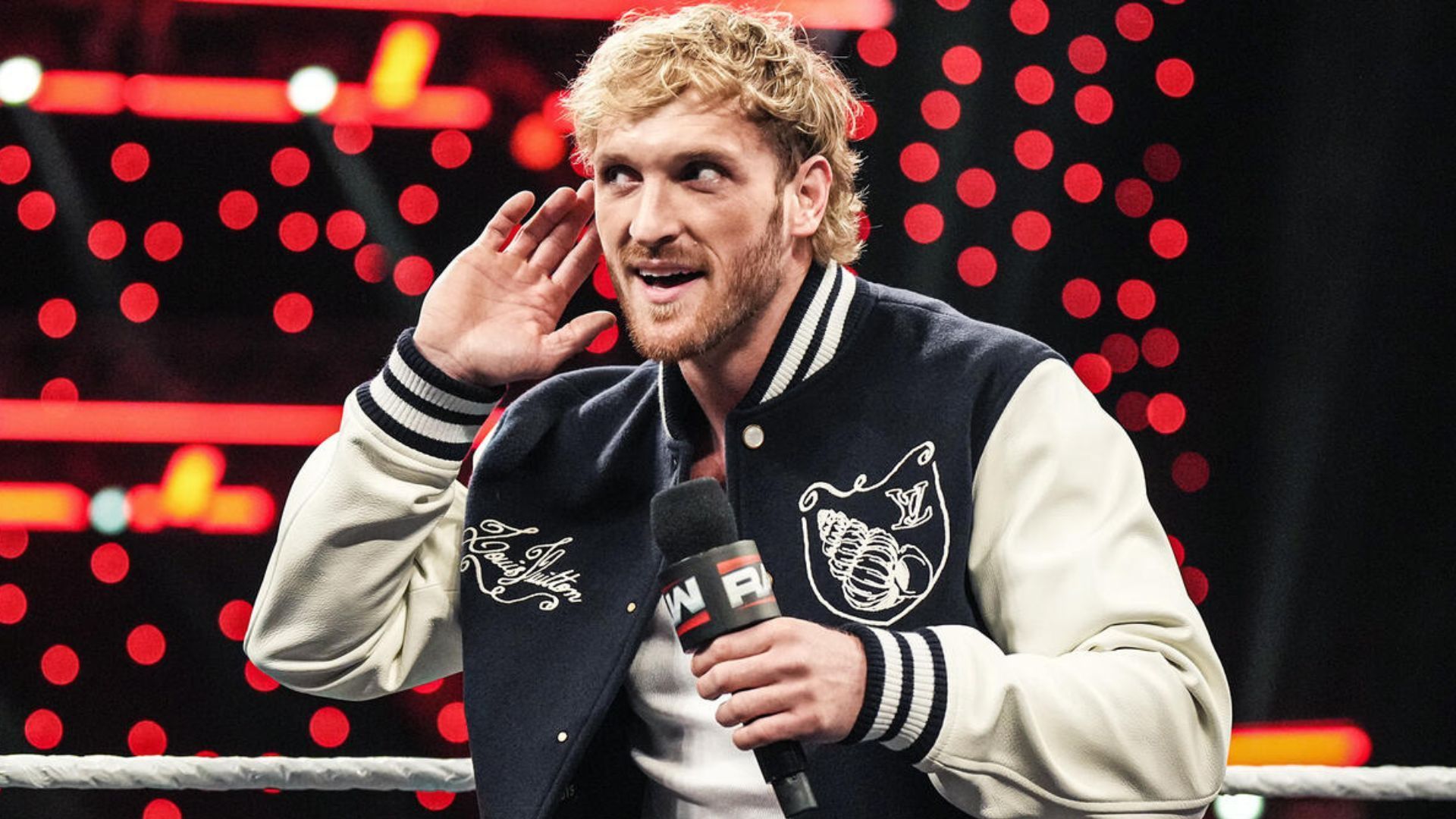 Logan Paul on Monday Night RAW! [Image credit: WWE.com]