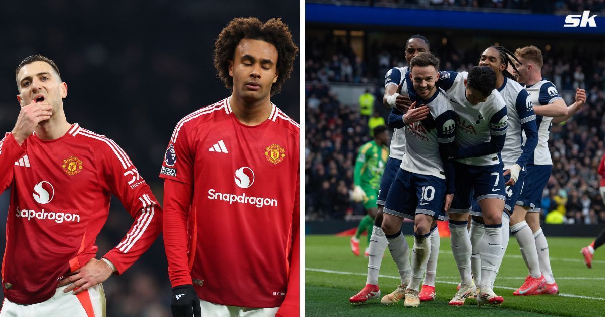 Ex-Premier League star publicly hits out at Manchester United and Tottenham after match (Source: Both images from Getty)