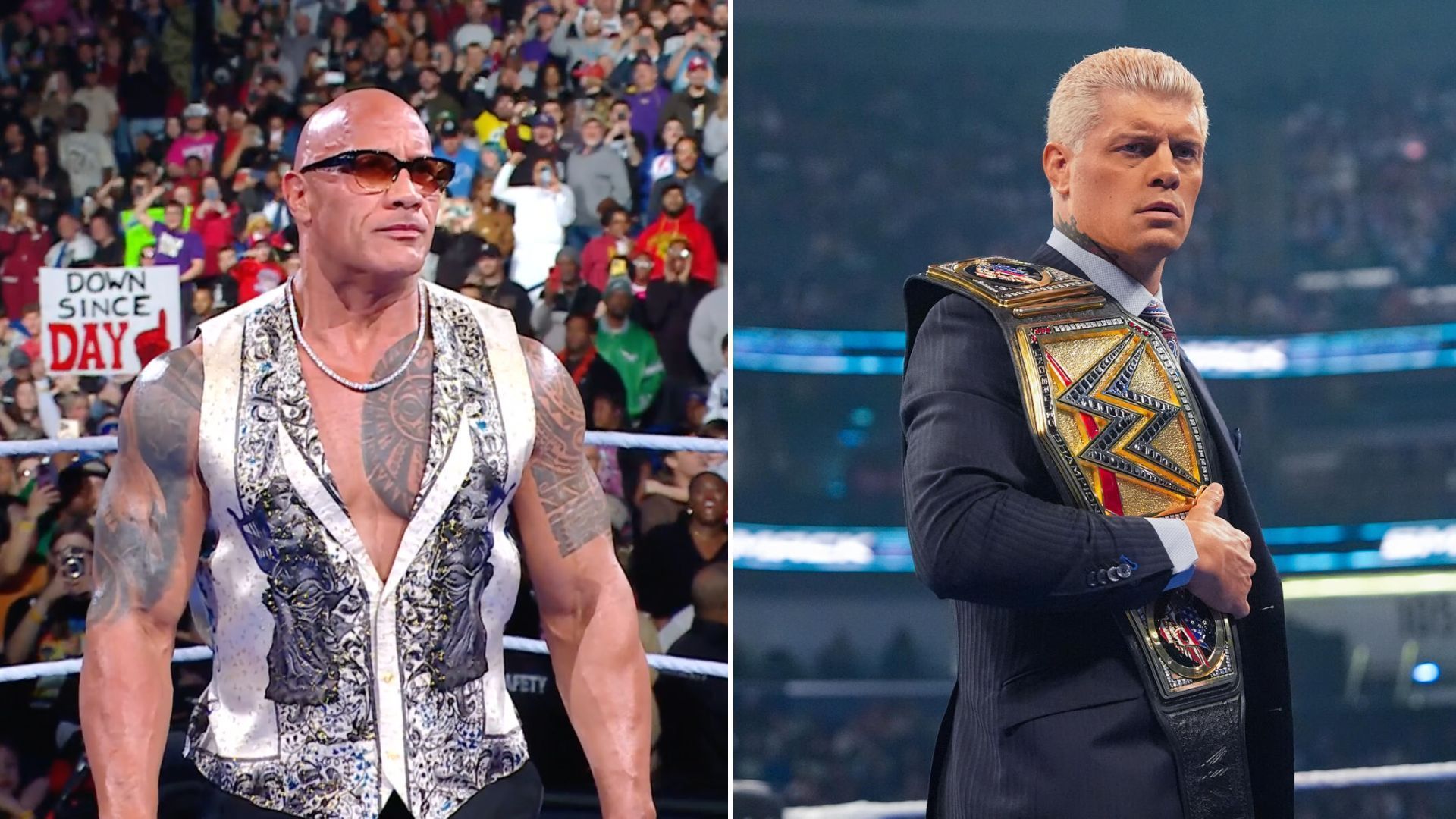 The Rock and Cody Rhodes were face-to-face on SmackDown [Image: WWE.com]