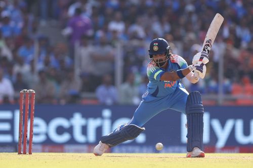 KL Rahul struck three fours and a six during his 40-run knock. [P/C: Getty]