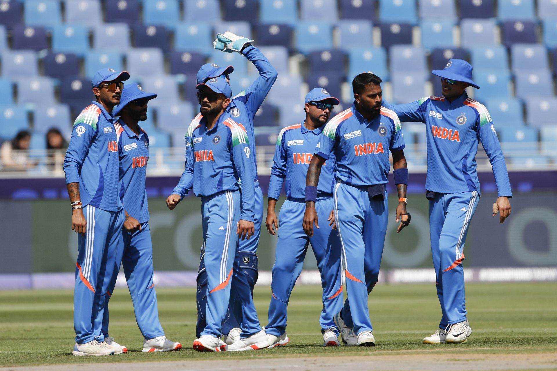 India have registered two wins in two matches in the 2025 Champions Trophy. (Image Credits: Getty Images)