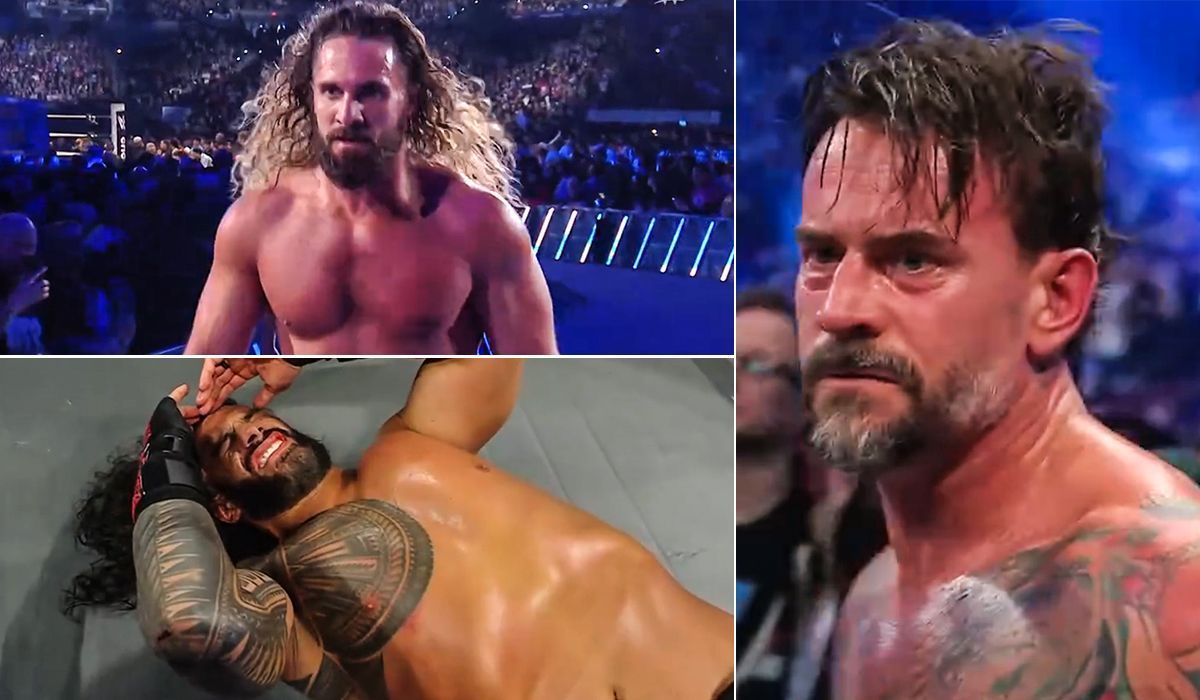 CM Punk, Seth Rollins &amp; Roman Reigns fails to win Royal Rumble 2025. [Image credits: SonyLiv]